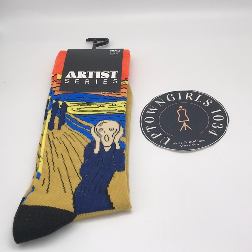 ARTISTS SERIES MEN'S ONE SIZE SOCKS NWT